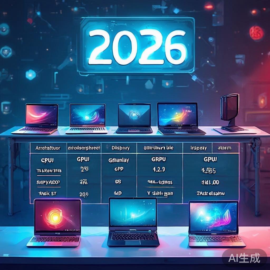 2026笔记本电脑深度解析：8款$1,000-$1,400热门机型，哪款值得买？