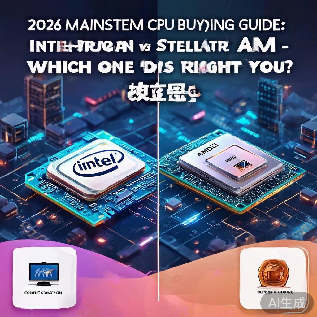 2026年主流CPU选购指南：Intel vs AMD，谁更适合你？