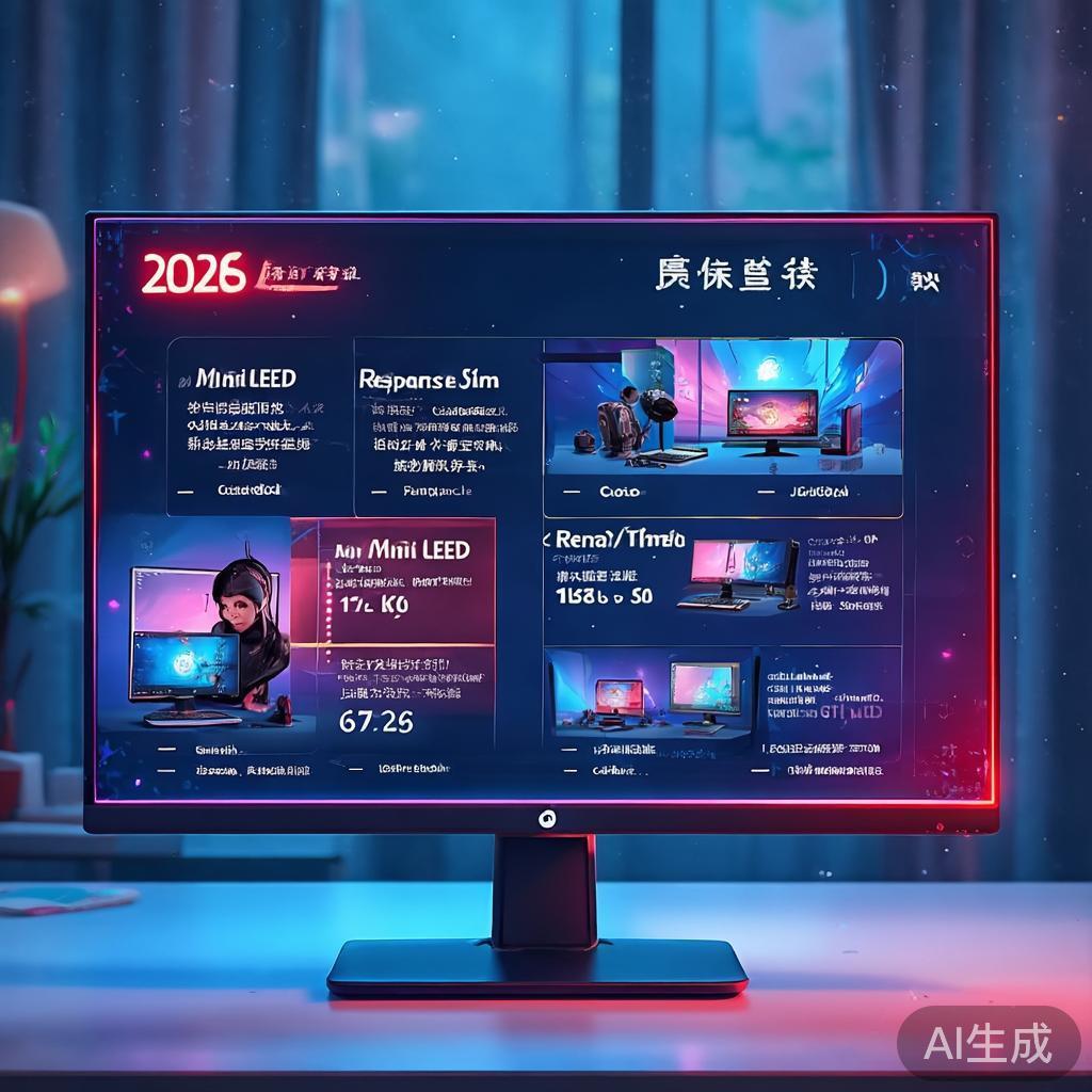 2026 Mini LED 显示器选购指南：从3A游戏到专业色彩，哪款适合你？