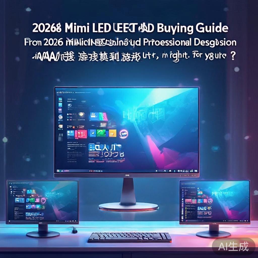 2026 Mini LED 显示器选购指南：从 AAA 游戏到专业设计，哪款适合你？