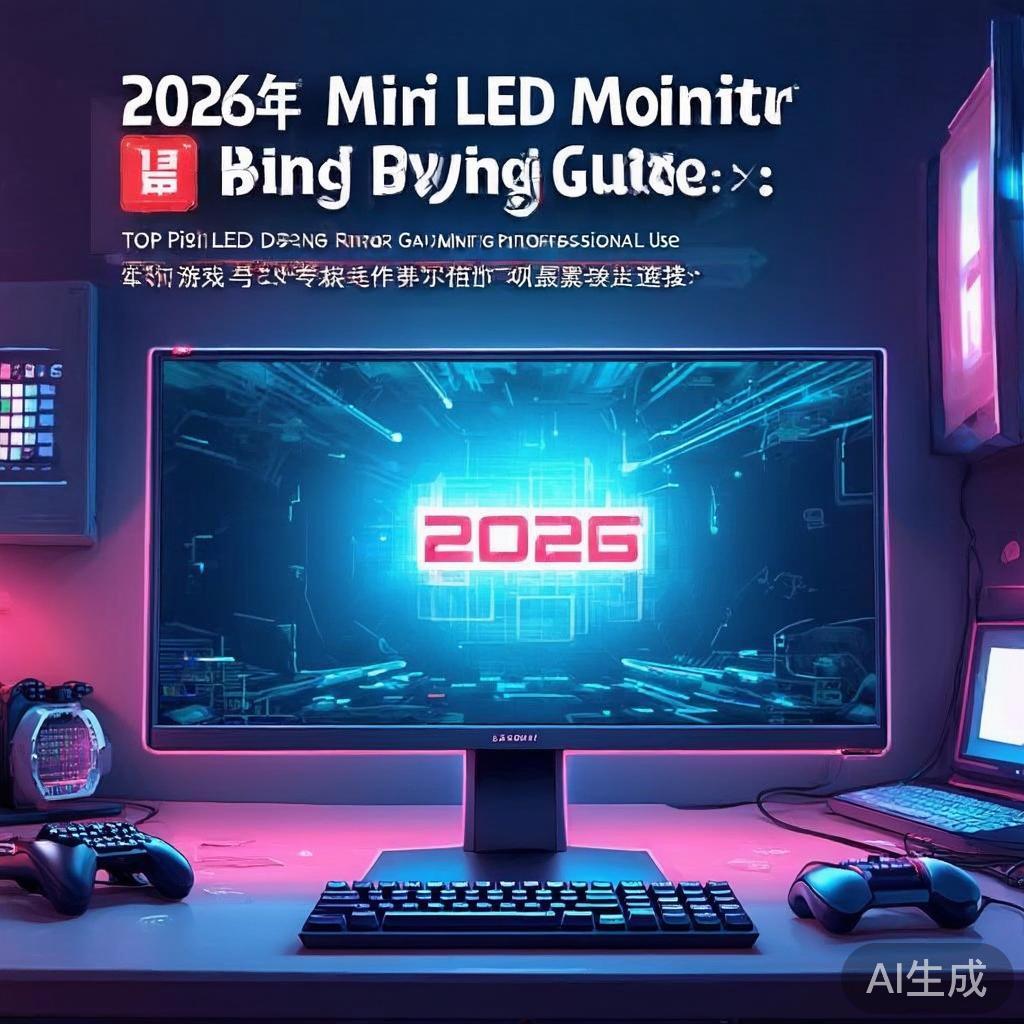 2026年Mini LED显示器购买指南：游戏与专业创作的最佳选择