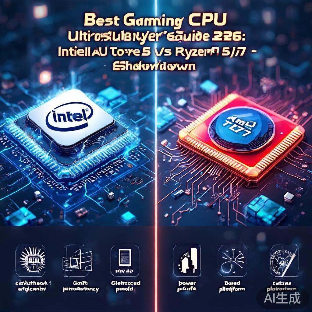 2026年最佳游戏CPU终极指南：Intel Core Ultra 5 vs AMD Ryzen 5/7 性价比对决