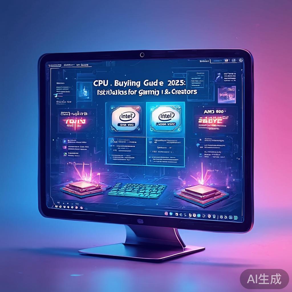 2025 CPU选购指南：Intel vs AMD – 游戏与创作最佳选择