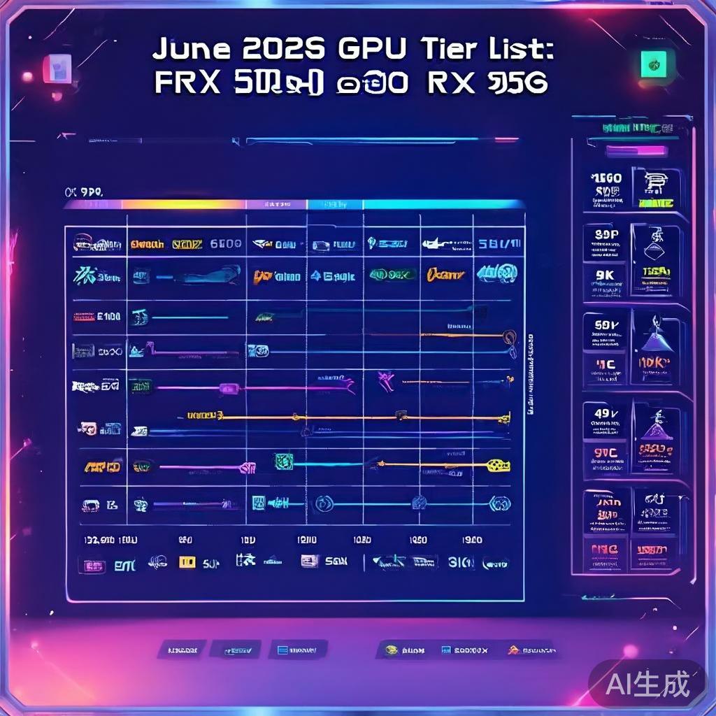 2026年6月GPU天梯图：从RTX 5090到RX 9060，你的下一张显卡该怎么选？